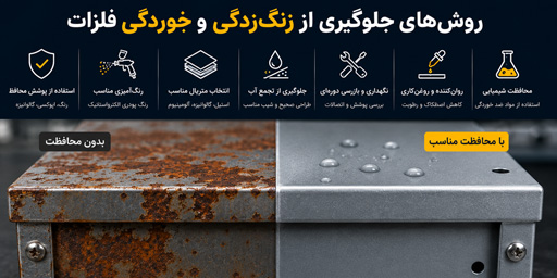 روش‌های جلوگیری از زنگ‌زدگی و خوردگی فلزات