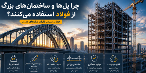 استفاده از فولاد در صنایع